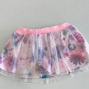 Disney Pink and Purple Floral Skort